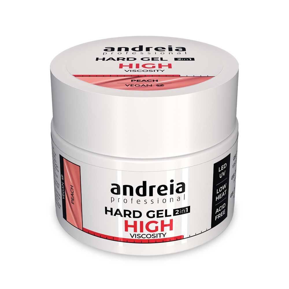 Andreia Professional Hard Gel 2 in 1 - Haute Viscosit&eacute; P&ecirc;che 44g