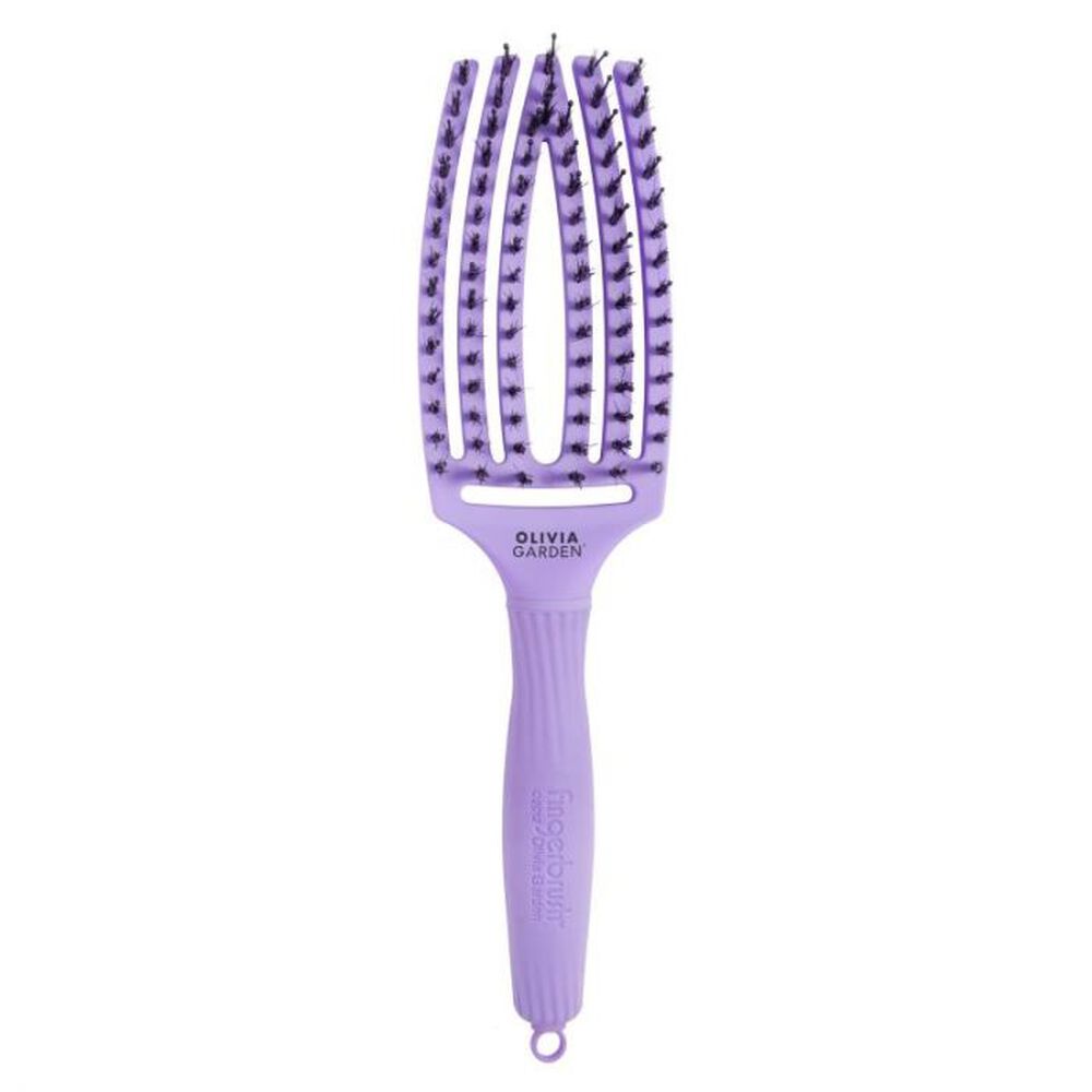 Olivia Garden Fingerbrush Iconique Sanglier et Nylon Lavande