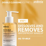 Andreia Professional D&eacute;maquillant Huile-en-Lait 110ml