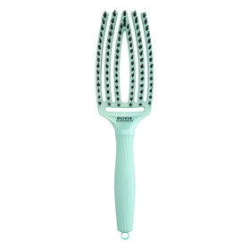Olivia Garden Brosse Fingerbrush Care Iconique Sanglier & Nylon Lumière Arctique Turquoise