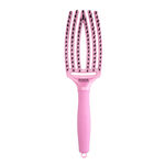 Olivia Garden Brosse Fingerbrush Care Iconique Sanglier & Nylon Lumière Arctique Rose Céleste