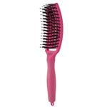 Olivia Garden Fingerbrush Iconique Sanglier et Nylon Rose Vif