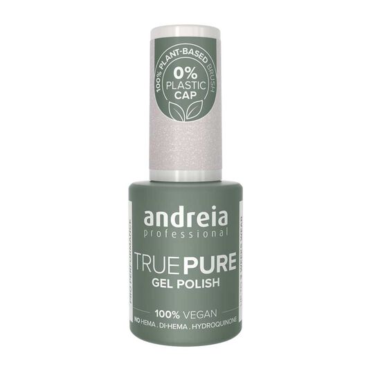 Andreia Professional True Pure Vernis gel sans Hema - T03 Blanc avec paillettes 10.5ml