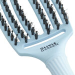 Olivia Garden Fingerbrush Care Iconic brosse &agrave; cheveux sanglier & nylon &ndash; Bleu pastel
