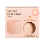 Framar Peach Please Bamboo Bowls 2 pcs