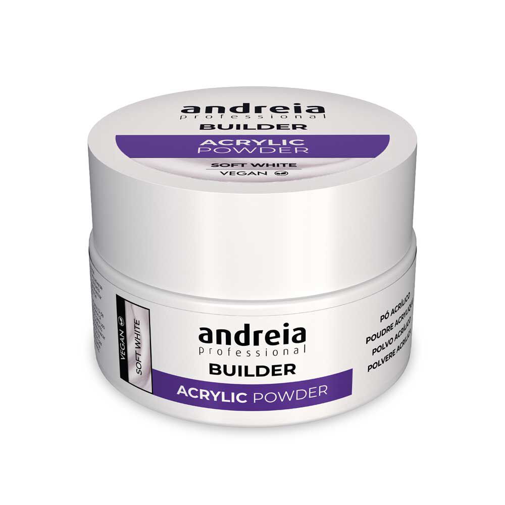 Andreia Professional Poudre acrylique - Blanc doux 20g
