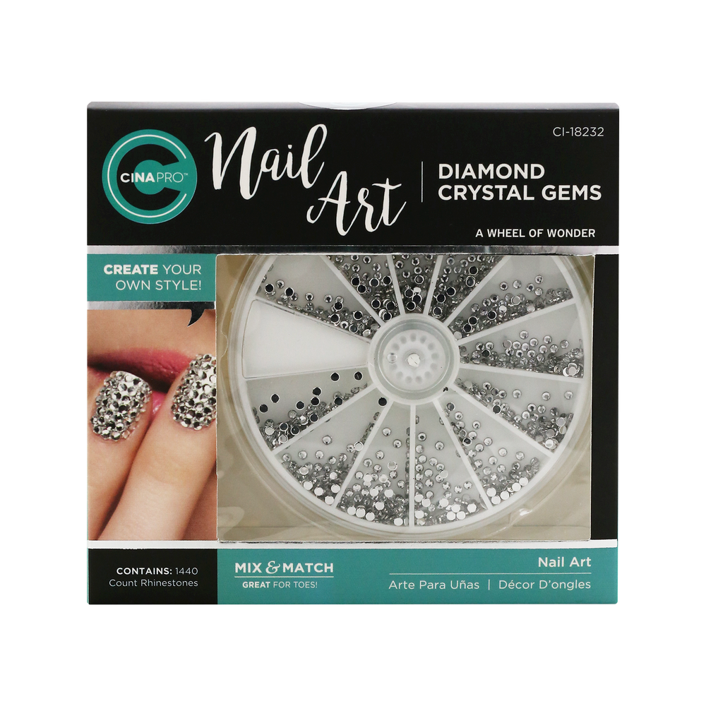 Cina Décors ongles Nail Art Diamond Crystal Gems