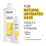 Nioxin System 1 Apr&egrave;s-Shampoing Cuir Chevelu + Cheveux 1l