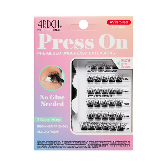 Ardell Faux-cils naturels Wispies application express &ndash; 30 unit&eacute;s + applicateur