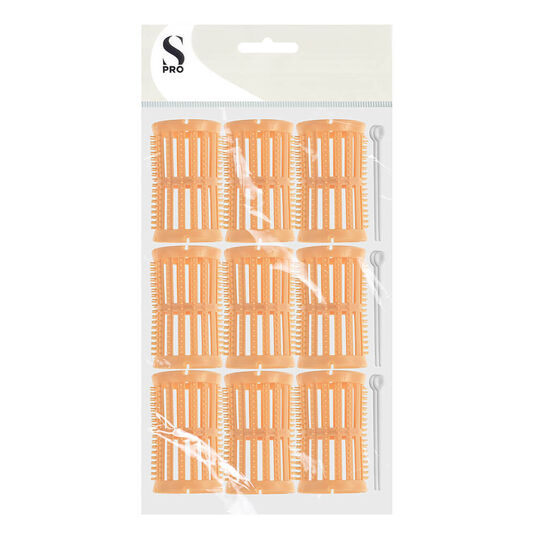S-PRO Bigoudis en Plastique Mise en Plis &Oslash;40mm x6