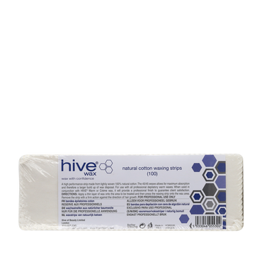 Hive Bandes épilatoires Coton tissé 100pcs Hive Bandes épilatoires Coton tissé 100pcs