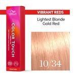 Wella Professionals Color Touch Coloration demi-permanente 10/34 Blond Tr&egrave;s Tr&egrave;s Clair Dor&eacute; Cuivr&eacute; 60ml