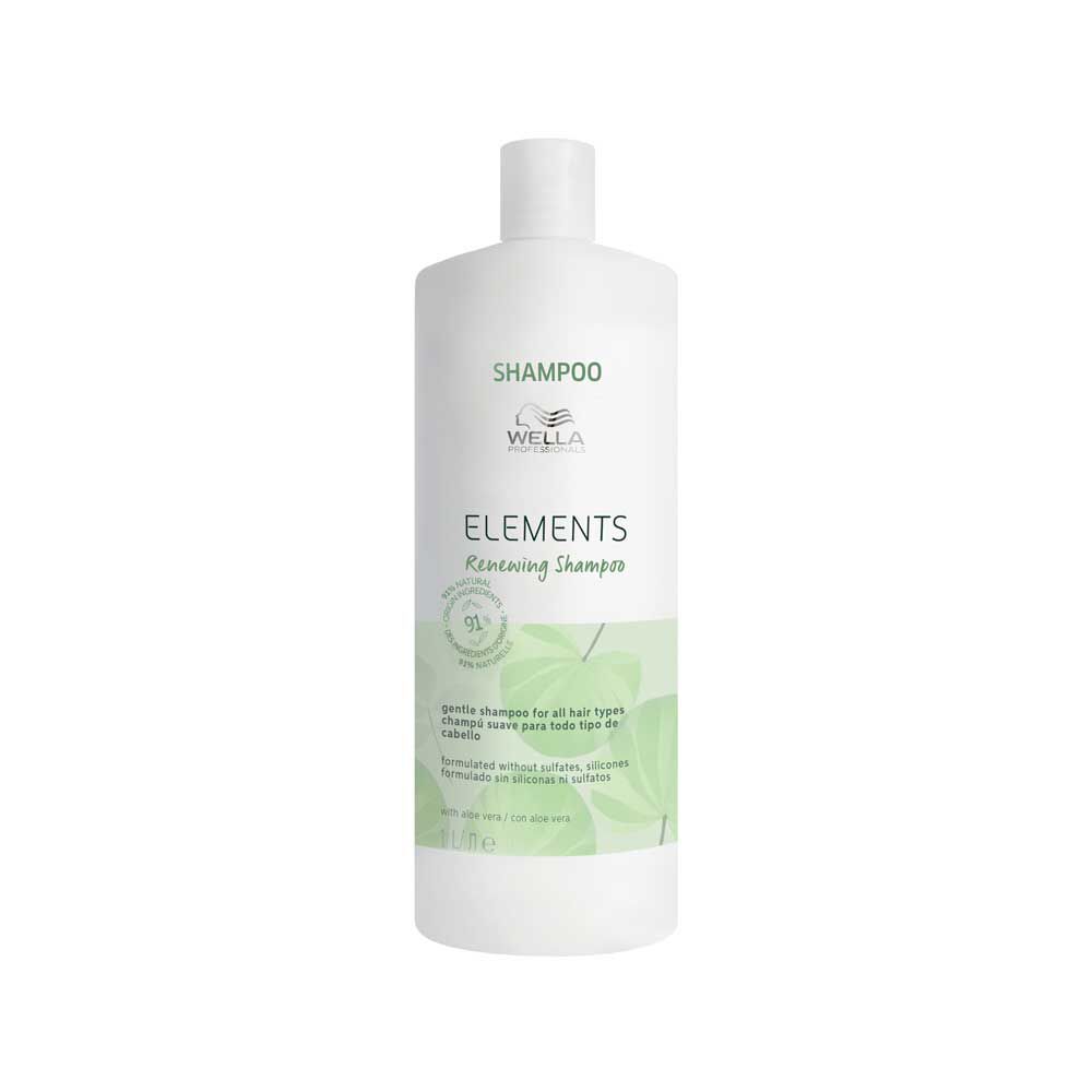 Wella Professionals Elements Shampoing régénérant sans sulfate pour tous types de cheveux 1L