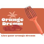 Fingerbrush Care Iconic Boar & Nylon Orange Dream