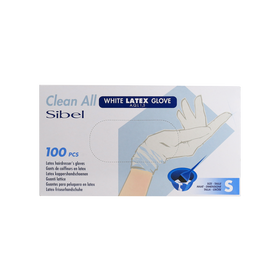 Clean All Gants en Latex Blancs S x100