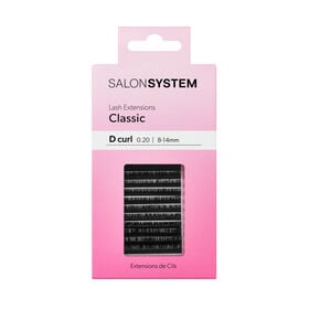 Salon System Extensions de cils Classiques D Curl 0,20 8&ndash;14 mm
