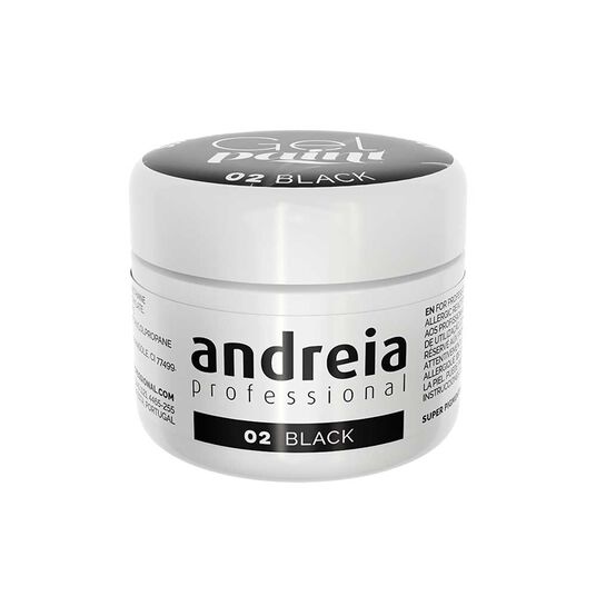 Andreia Professional Gel Paint - 02 Noir 4ml