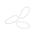 Sibel Micro-Braid élastiques pour cheveux 20mm
