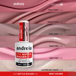 Andreia Professional One Bottle Builder Gel 3 In 1 - Gel de Construction 3 en 1 Faible Viscosité - Vieux Rose 14ml