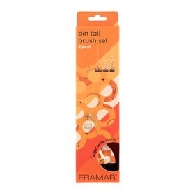 Framar Puttin' On The Spritz - Set de 3 pinceaux coloration Pin Tail Brush