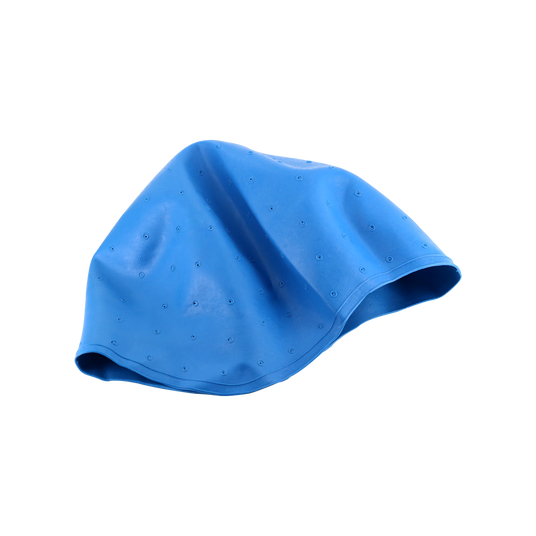 Sibel Bonnet M&egrave;ches en Caoutchouc Bleu