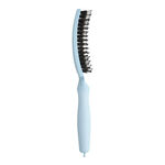 Olivia Garden Fingerbrush Care Iconic brosse &agrave; cheveux sanglier & nylon &ndash; Bleu pastel