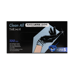 Clean All Gants Noirs en Nitrile S x100