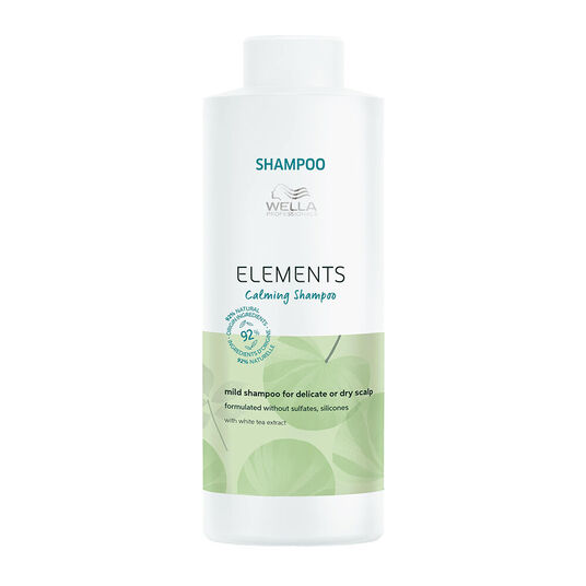 Wella Professionals Elements Shampoing apaisant sans sulfate pour cuir chevelu sec ou d&eacute;licat 1L