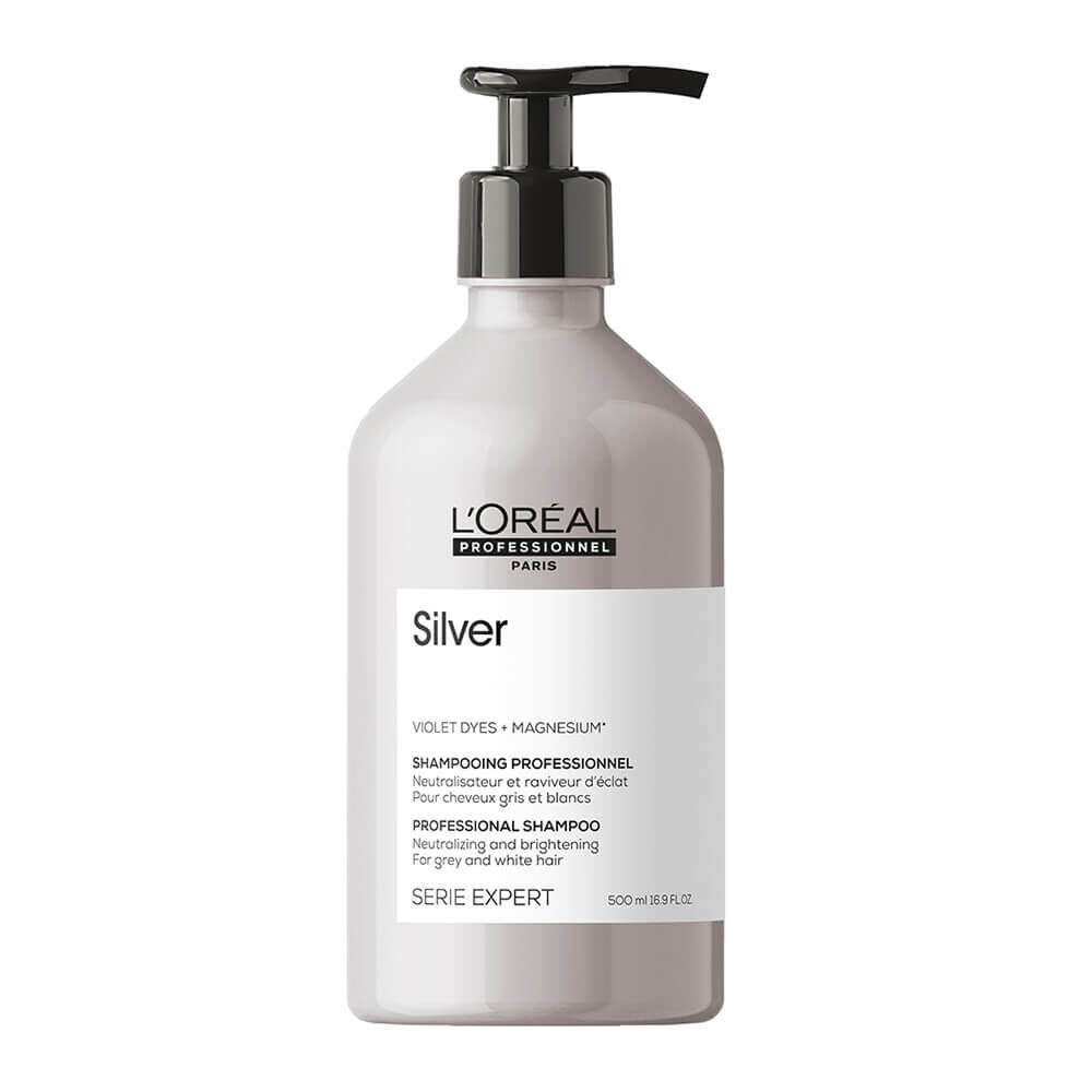 L'Oréal Professionnel Série Expert Silver Shampooing Cheveux Gris 500ml