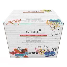 Sibel Alufoil Gaufré Rouleau 12.7x97m 15µ Graffiti