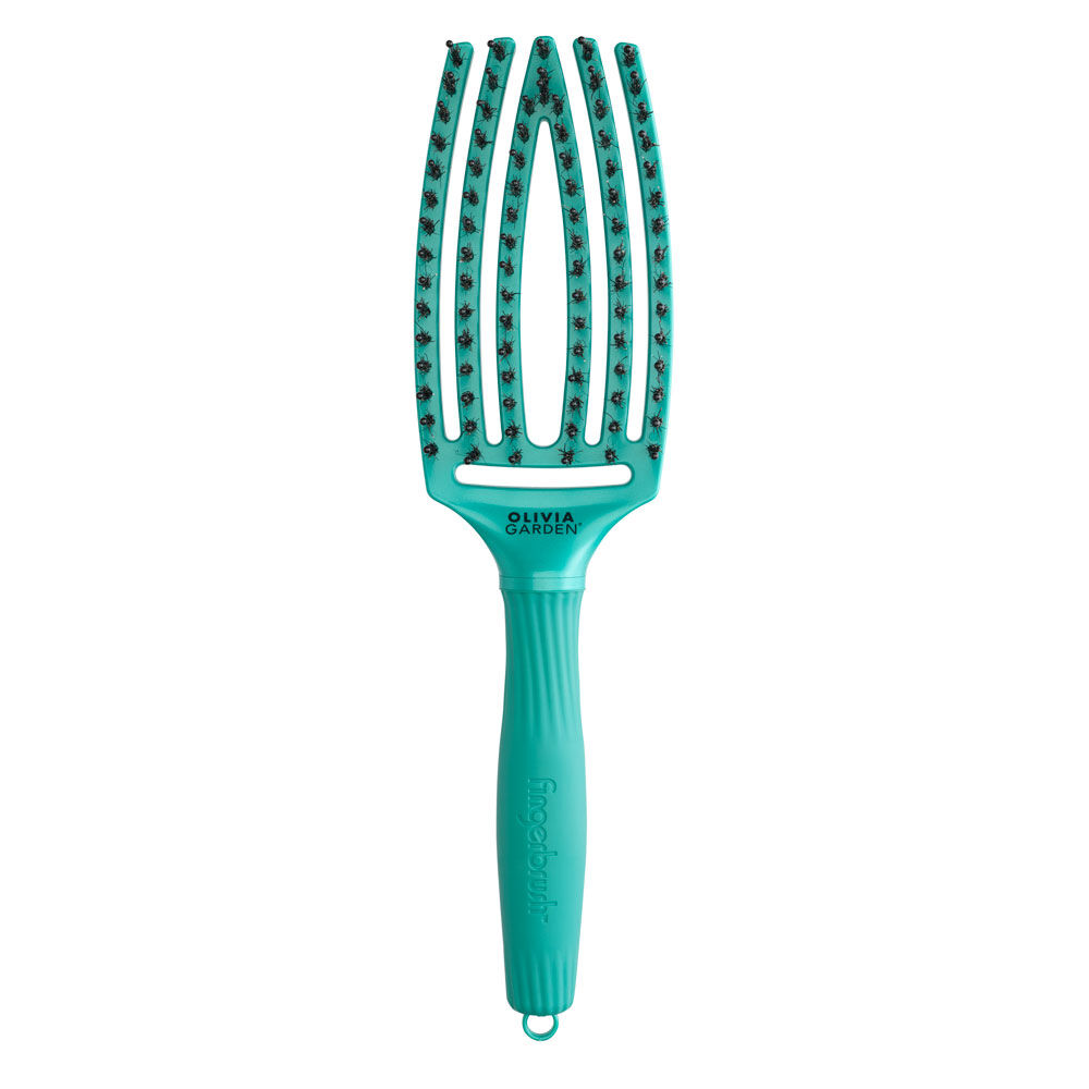 Olivia Garden Fingerbrush Iconic Sanglier & Nylon - Fall And Beyond Collecion - V3NU5 Vert