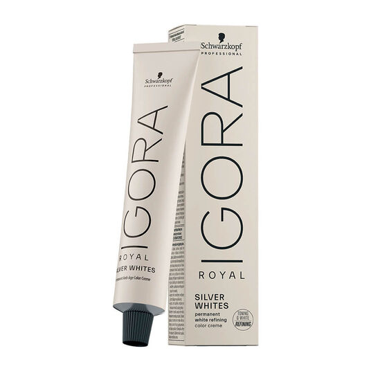 Schwarzkopf Professional Igora Royal Silver Whites Coloration Permanente 60ml Gris Tourterelle