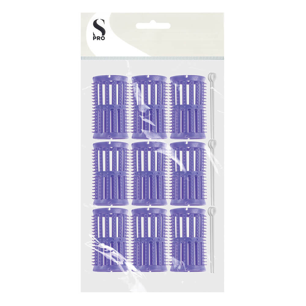 S-PRO Bigoudis en Plastique Mise en Plis Ø36mm x6 S-PRO Bigoudis en Plastique Mise en Plis Ø36mm x6