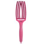 Olivia Garden Fingerbrush Iconique Sanglier et Nylon Rose Vif