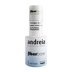 Andreia Professional Fiber Base Vernis gel sans Hema - Blanc doux paillet&eacute; 10.5ml