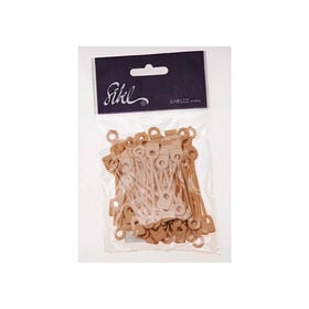 Sibel Lot de 50 Élastiques Ronds pour Bigoudis à Permanente 68mm x50