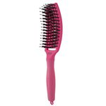 Olivia Garden Fingerbrush Iconique Sanglier et Nylon Rose Vif