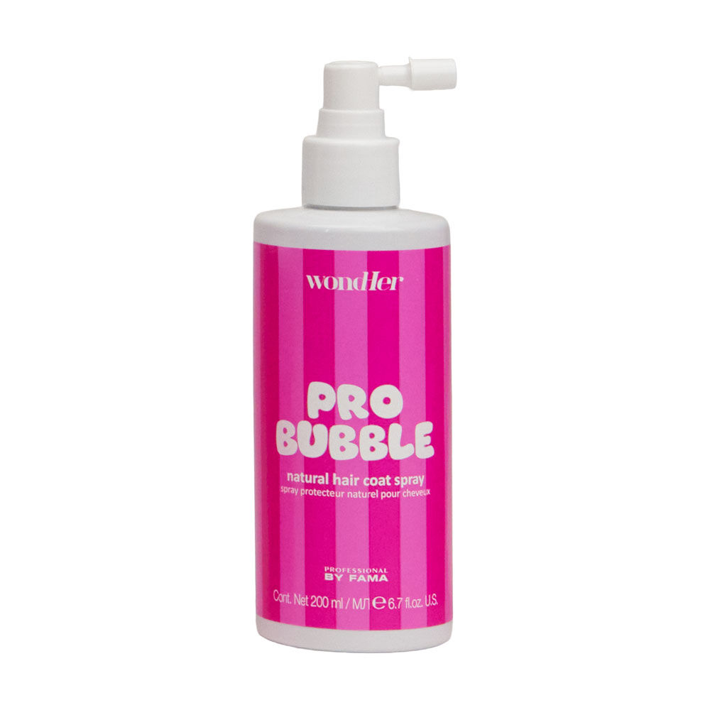 Professional by Fama Wondher Pro-Bubble Spray Protecteur Naturel pour Cheveux 200ml