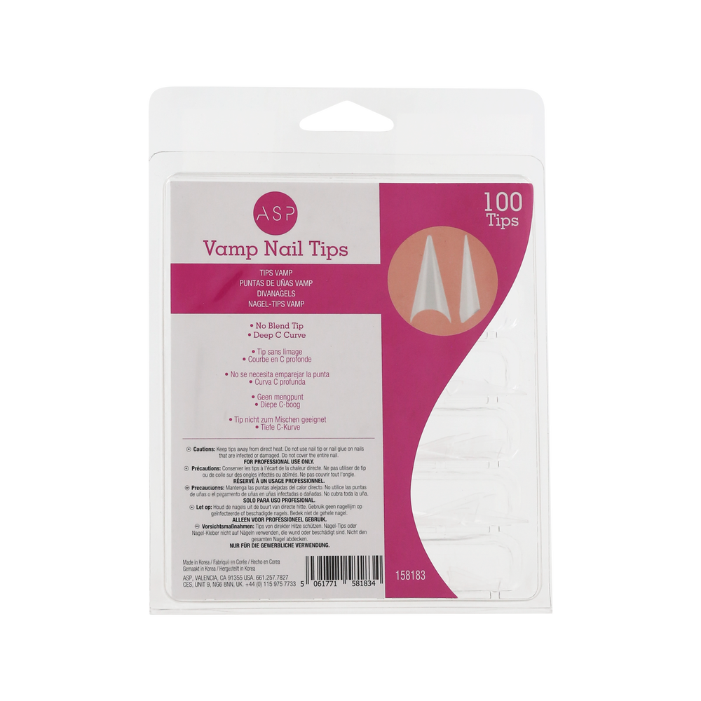 ASP Capsules Blanches Vamp 100pcs