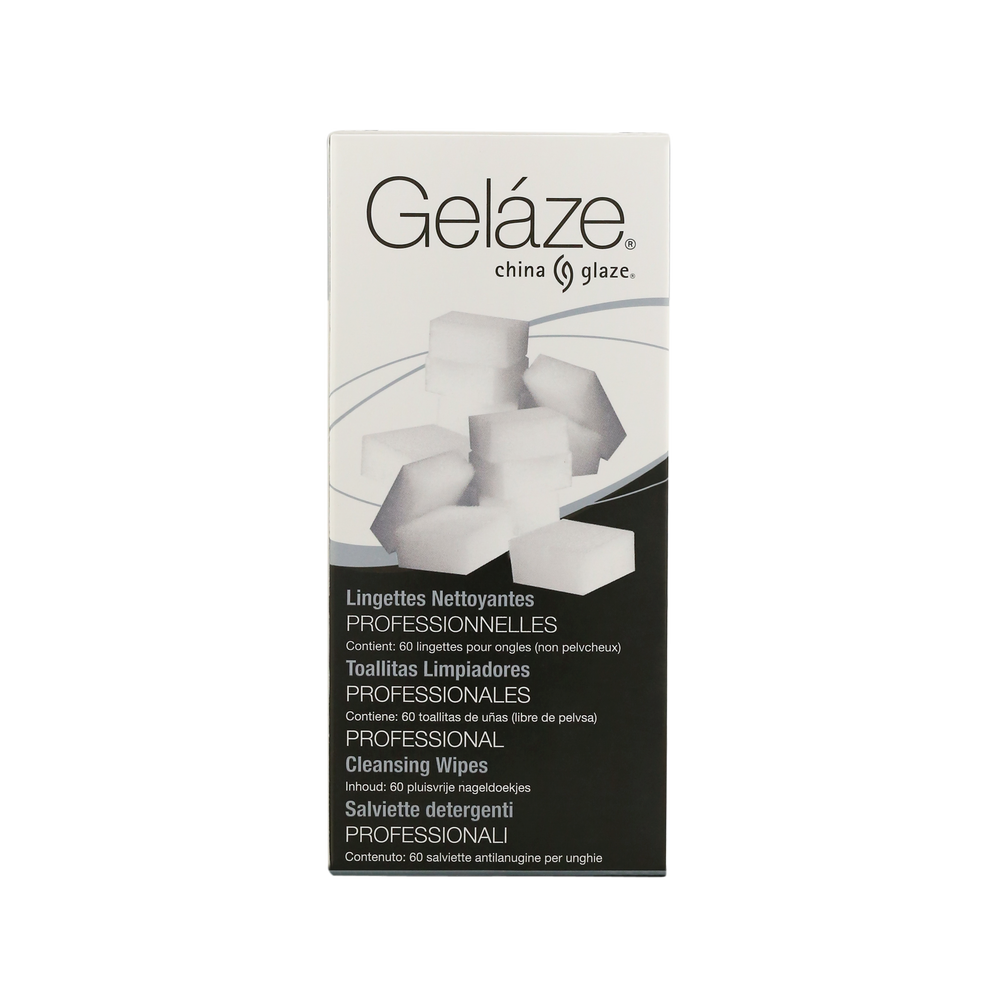 China Glaze Gelaze Lingettes Nettoyantes x60
