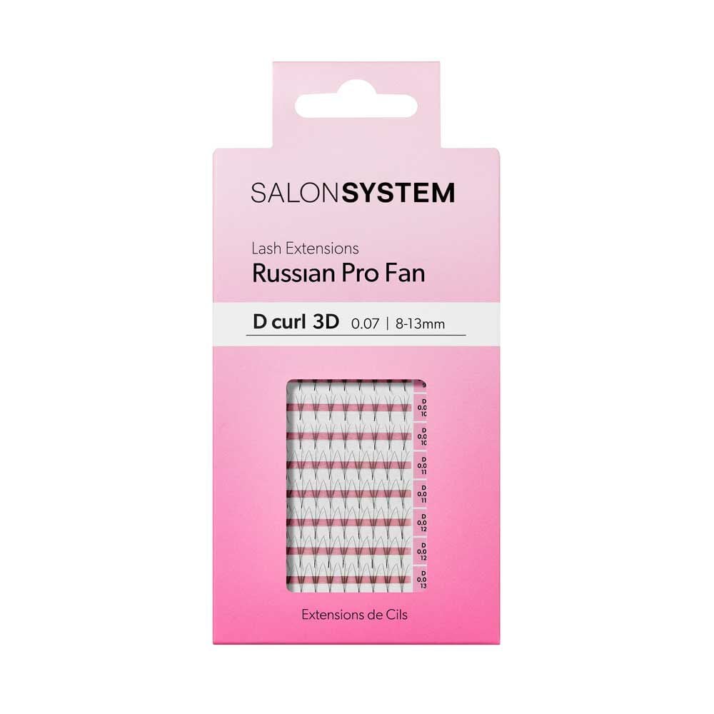 Salon System Lash Ext ProFan D-Curl 3D 8-13mm