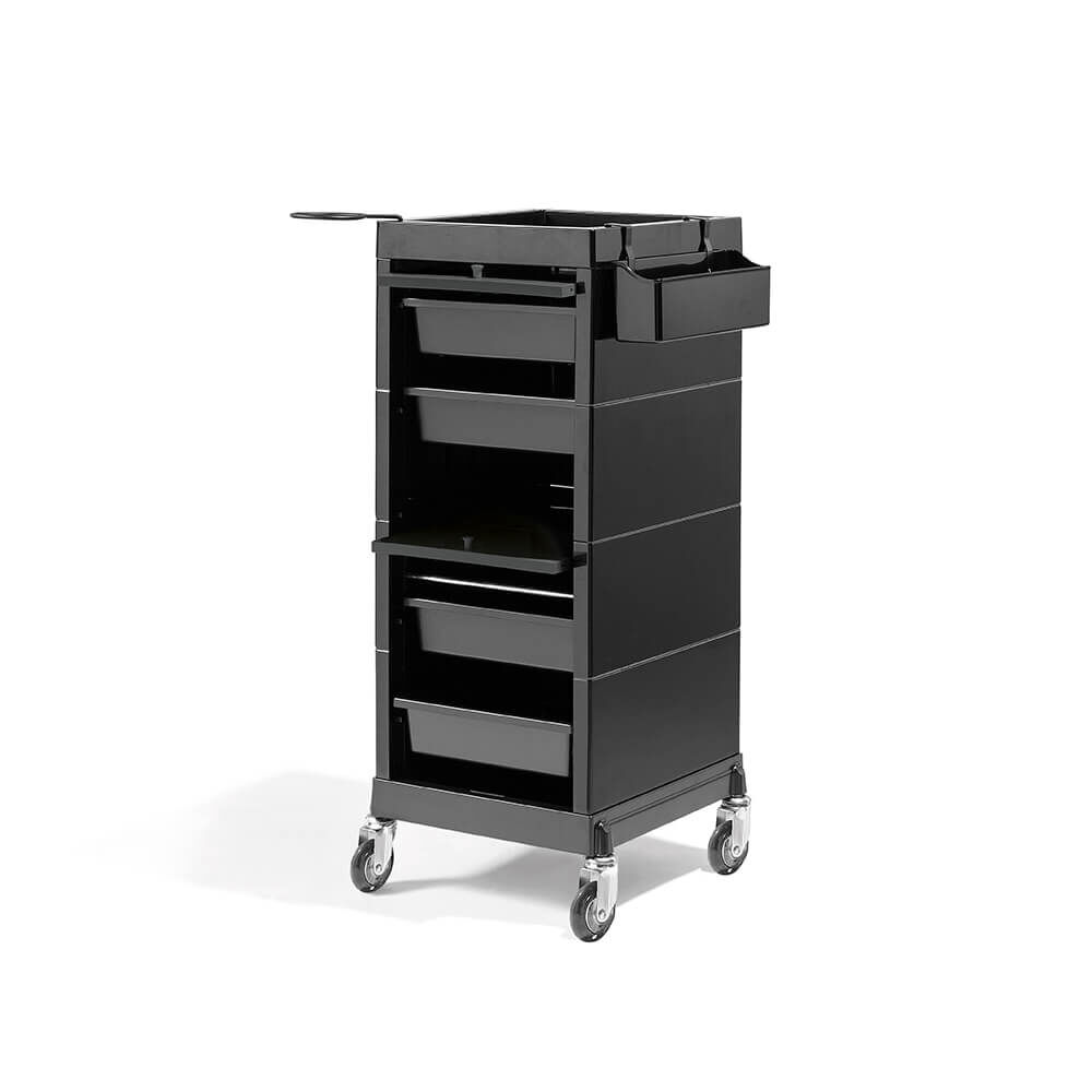 S-PRO Table de Travail Discrete Noir