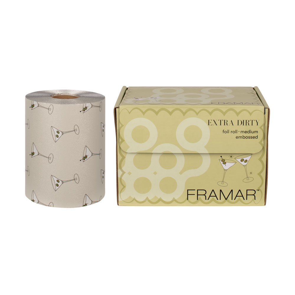Framar Extra Dirty Rouleau aluminium coiffure gaufr&eacute; 97m