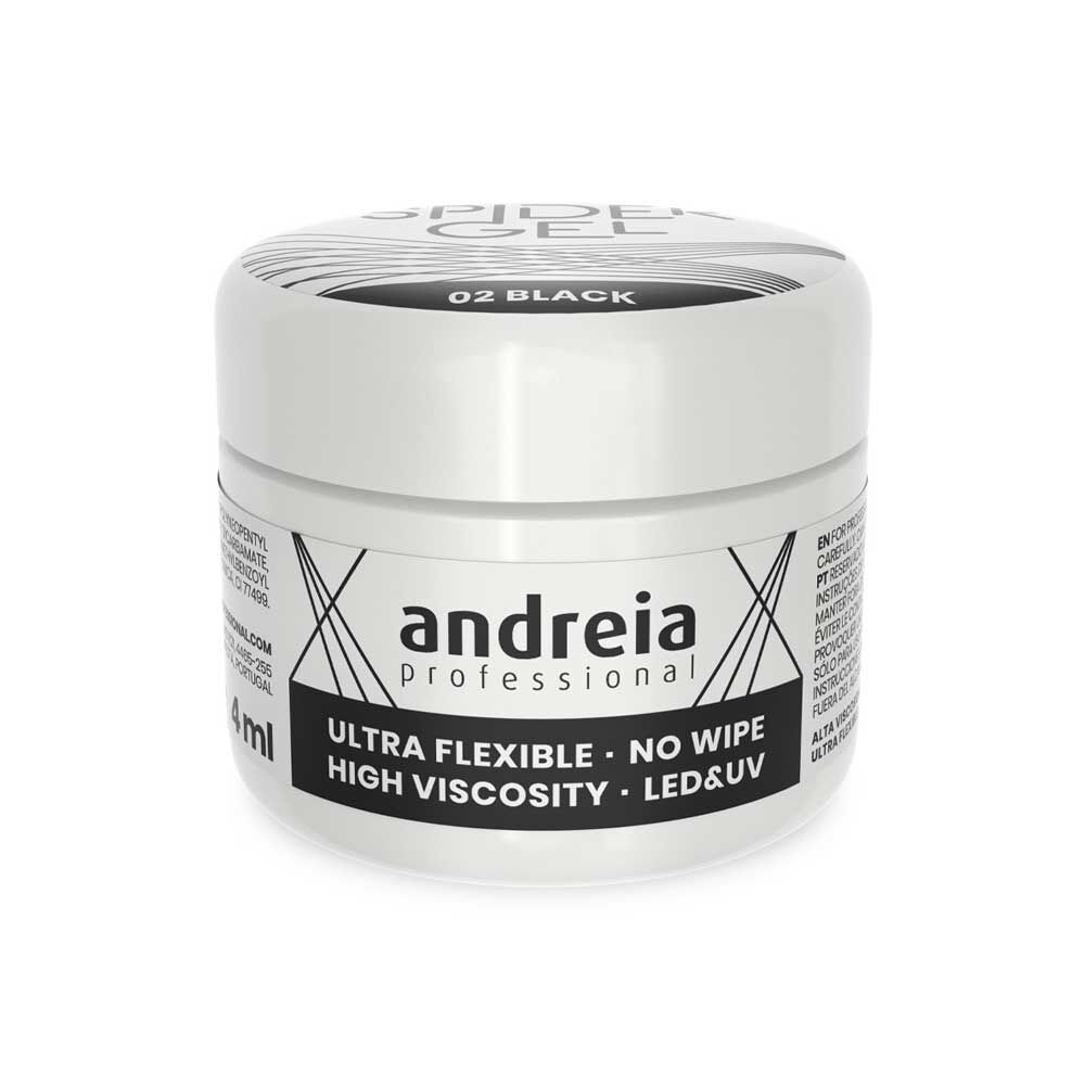 Andreia Professional Spider Gel - 02 Noir 4ml