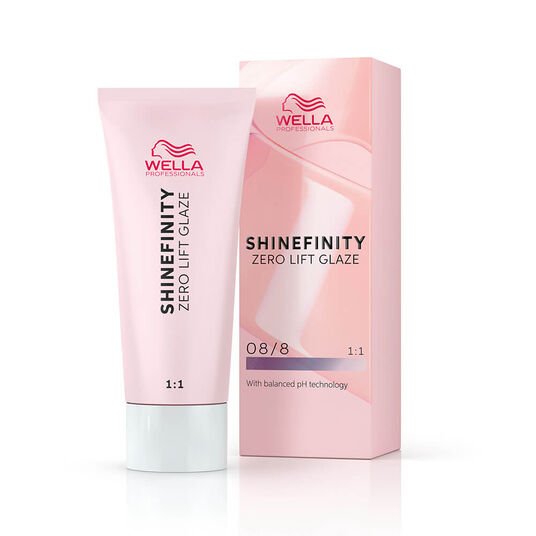 Wella Professionals Shinefinity Zero Lift Glaze Gloss Vernis Color&eacute; Longue Tenue 08/8 Cool Blue Pearl 60ml