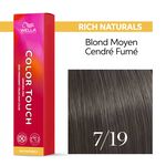Wella Professionals Color Touch Coloration demi-permanente  7/19 Blond Moyen Cendré Fumé 60ml