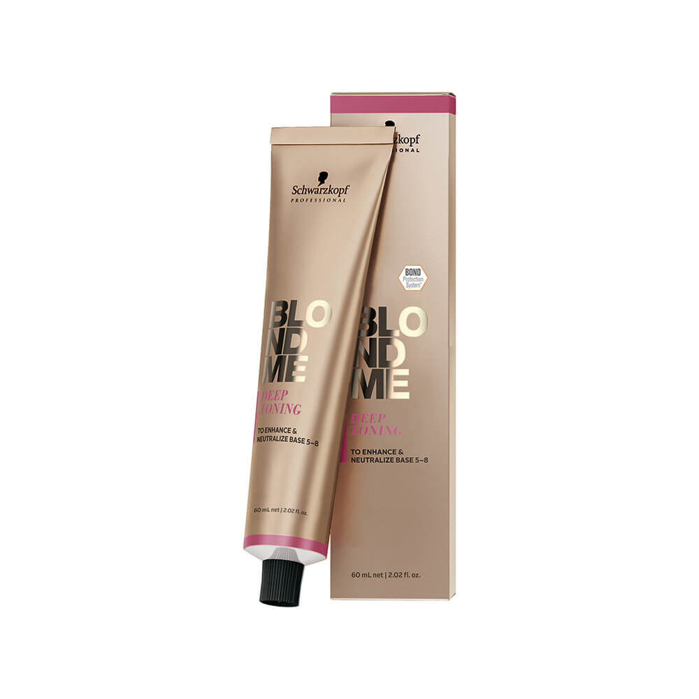 Schwarzkopf Professional Blond Me Coloration Permanente Deep Toning 60ml Sorbet Pêche