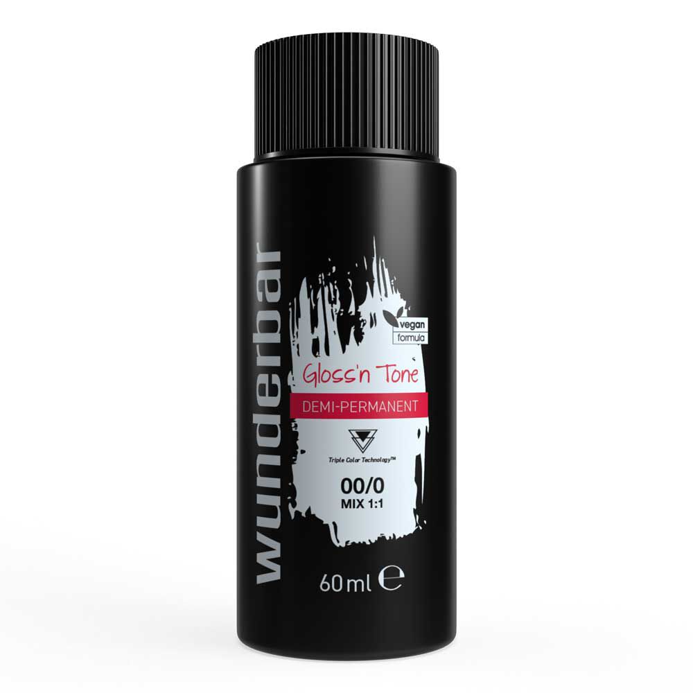 Wunderbar Gloss'n Tone Coloration Liquide Demi-Permanente 00/0 Clair 60ml
