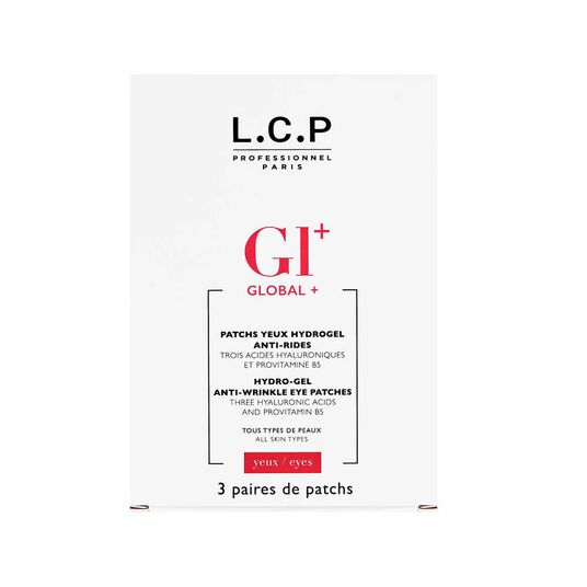 L.C.P Professionnel Paris Patchs Yeux Hydrogel Anti-rides Or x3