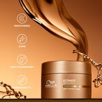 Wella Professionals Ultimate Smooth, Masque nourrissant pour cheveux secs, ternes ou fris&eacute;s, 150ml